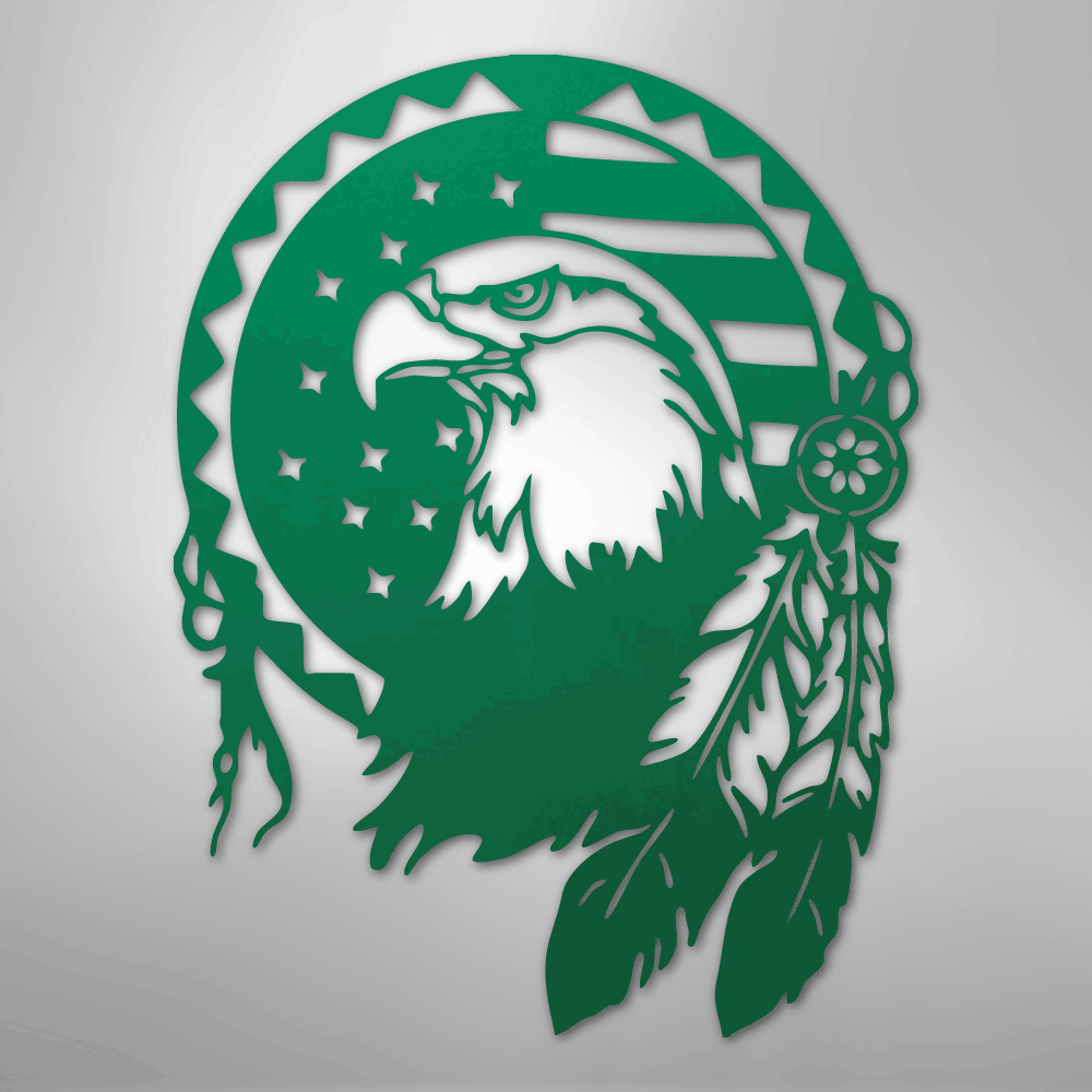 Native Eagle - Steel Sign - Kim’s Signature Beauty & Accessories