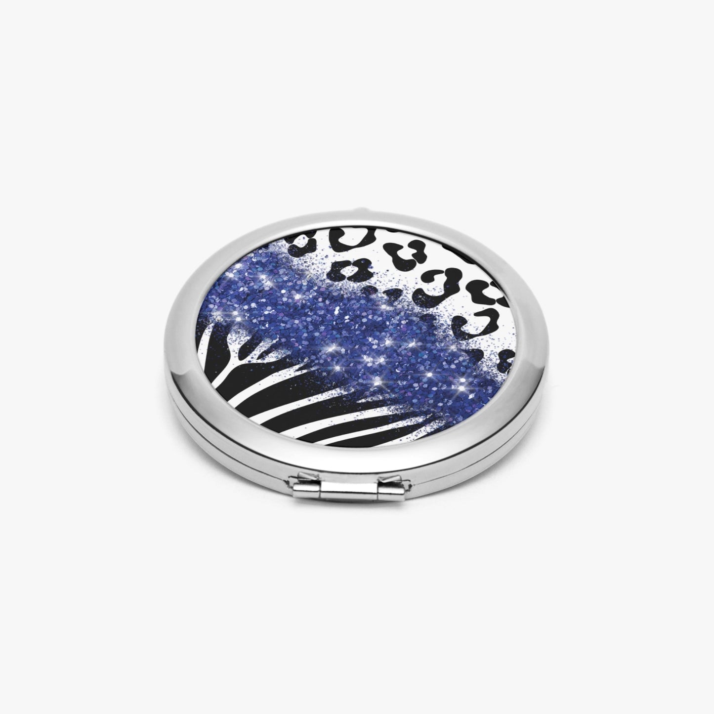 Navy Glitter | Compact Mirror - Kim’s Signature Beauty & Accessories    
