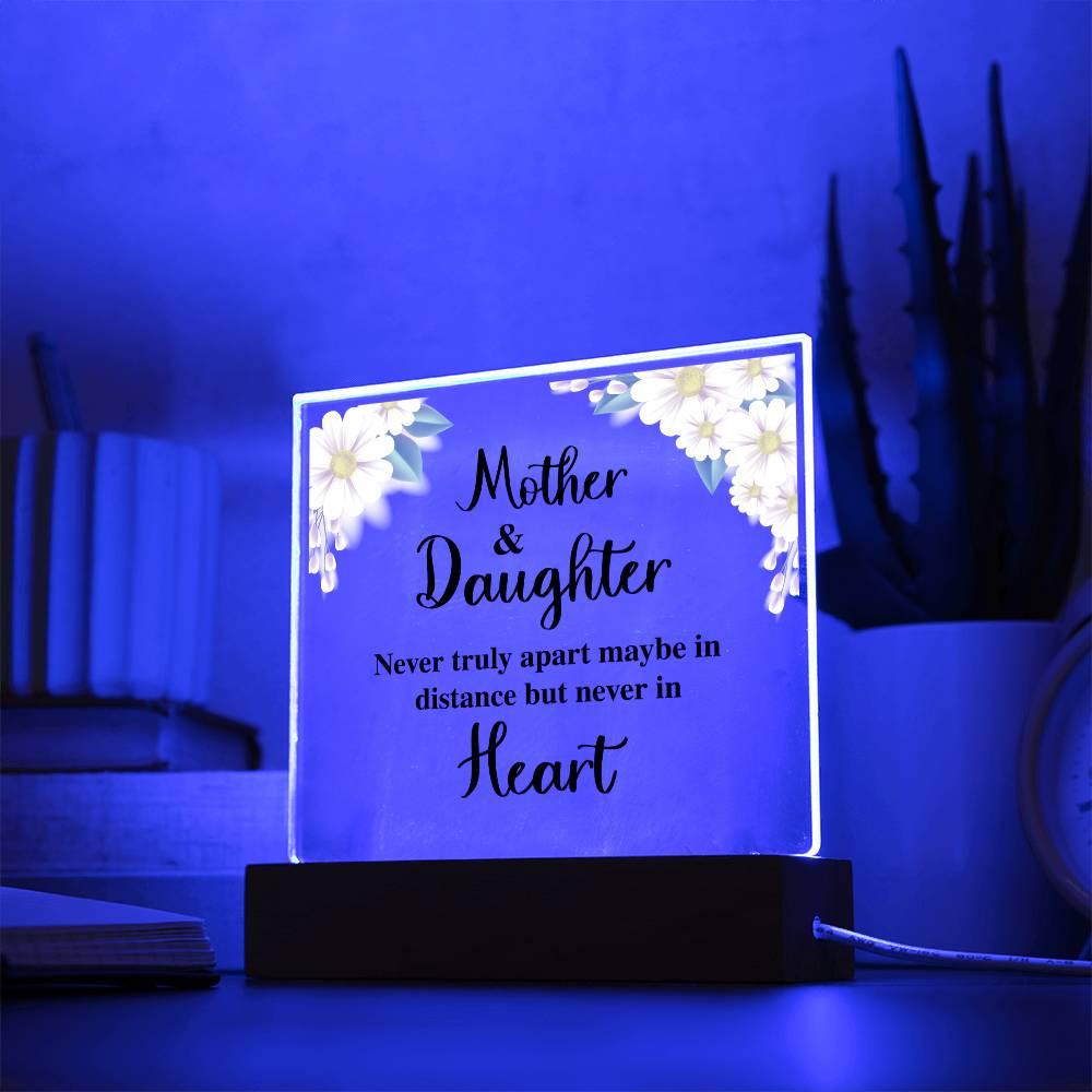 Never Apart | Acrylic Night Light - Kim’s Signature Beauty & Accessories    