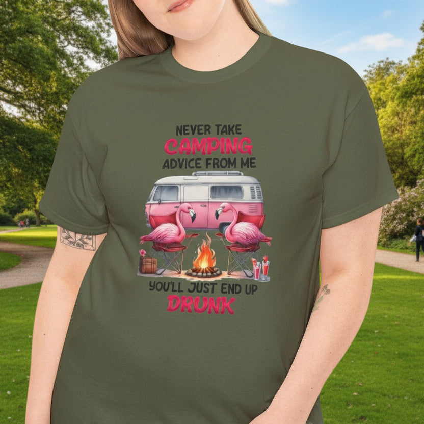 Never Take Camping Advice Tee - Kim’s Signature Beauty & Accessories
