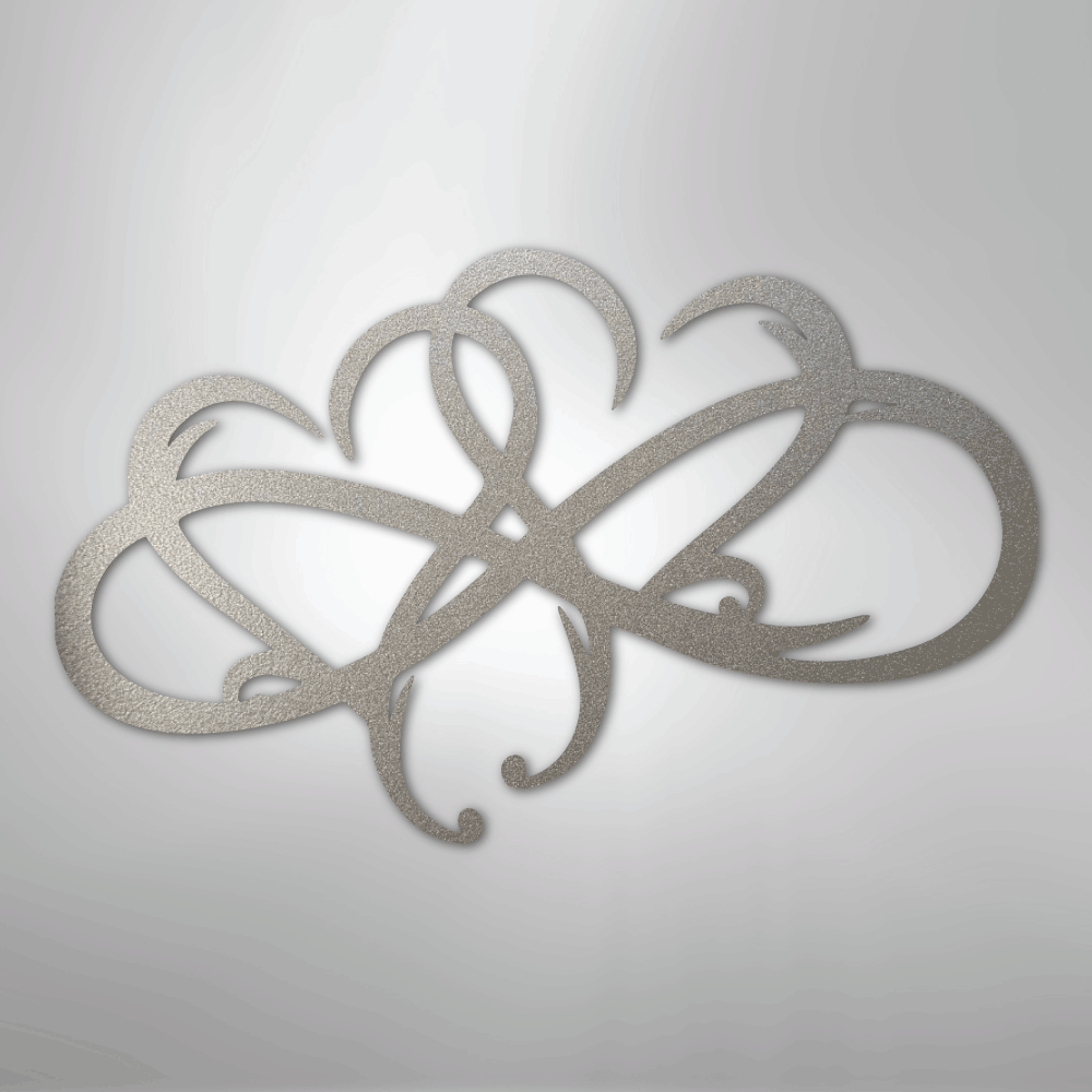 New Infinity Hearts - Steel Sign - Kim’s Signature Beauty & Accessories