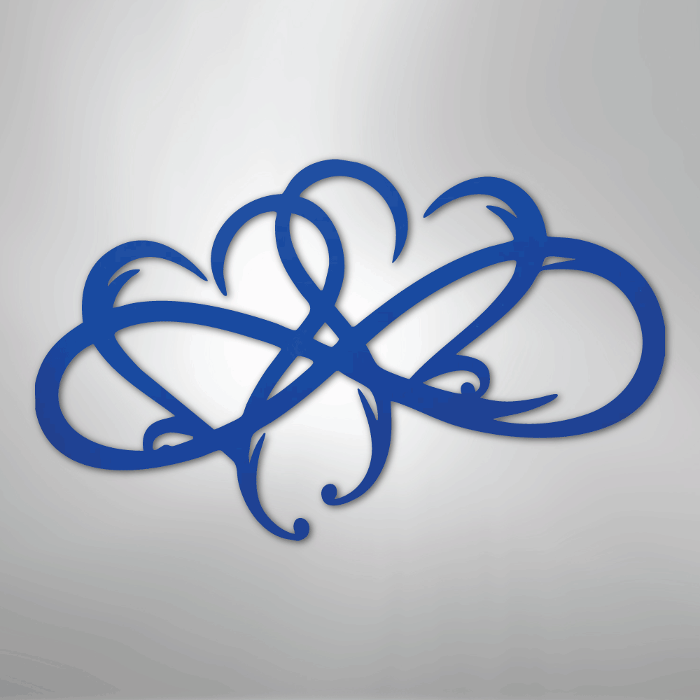 New Infinity Hearts - Steel Sign - Kim’s Signature Beauty & Accessories
