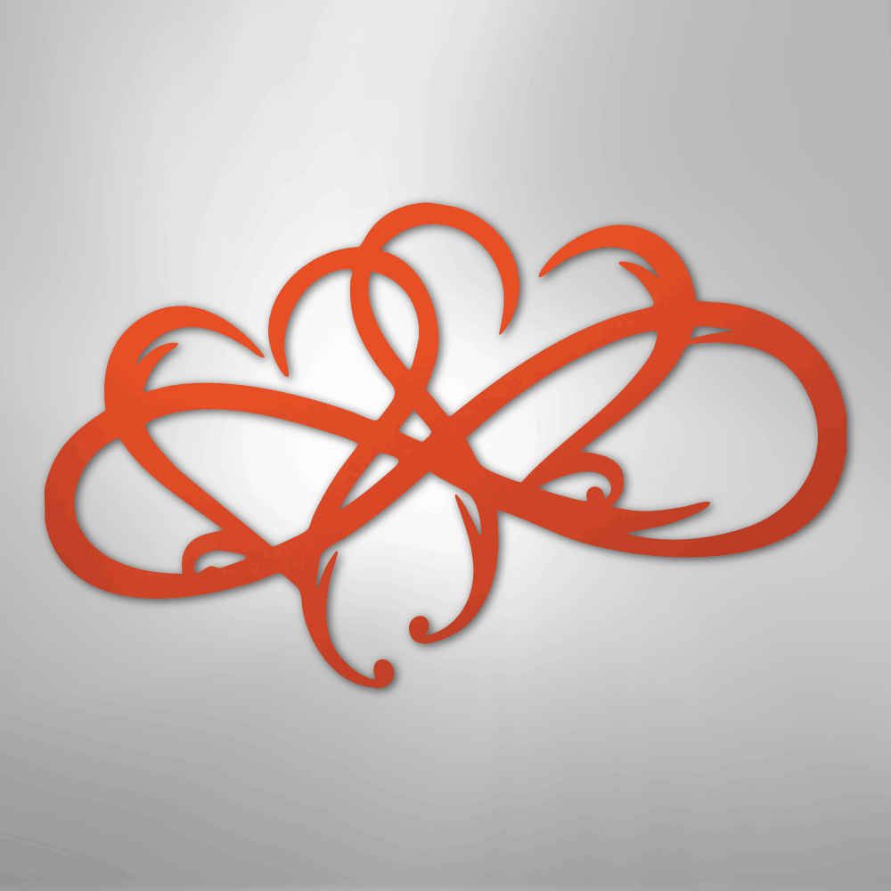 New Infinity Hearts - Steel Sign - Kim’s Signature Beauty & Accessories
