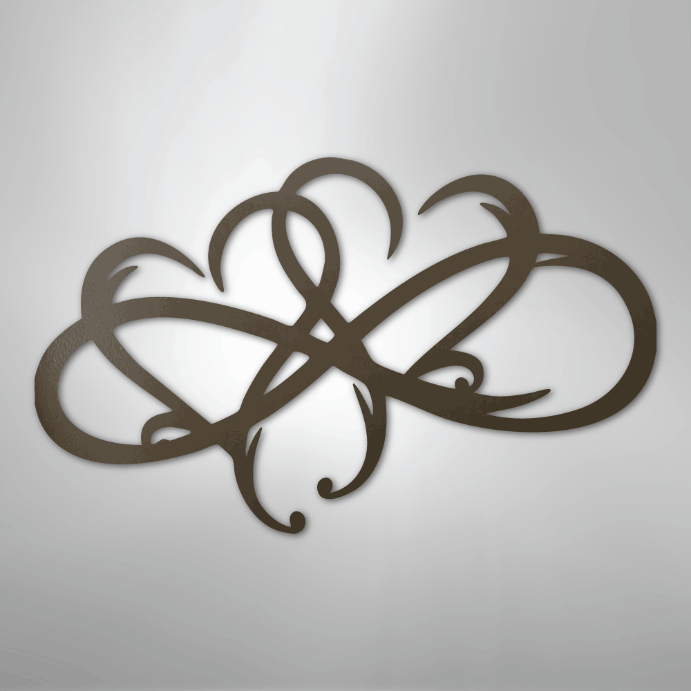 New Infinity Hearts - Steel Sign - Kim’s Signature Beauty & Accessories