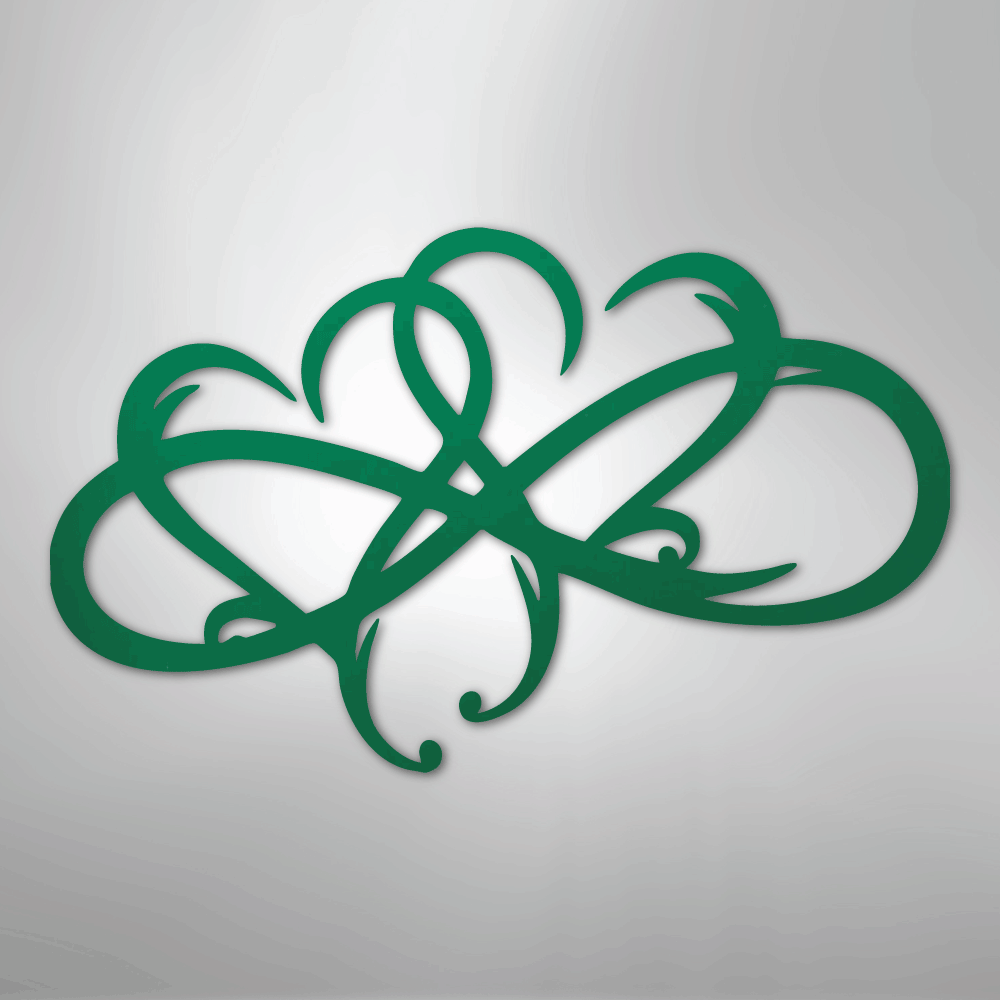 New Infinity Hearts - Steel Sign - Kim’s Signature Beauty & Accessories