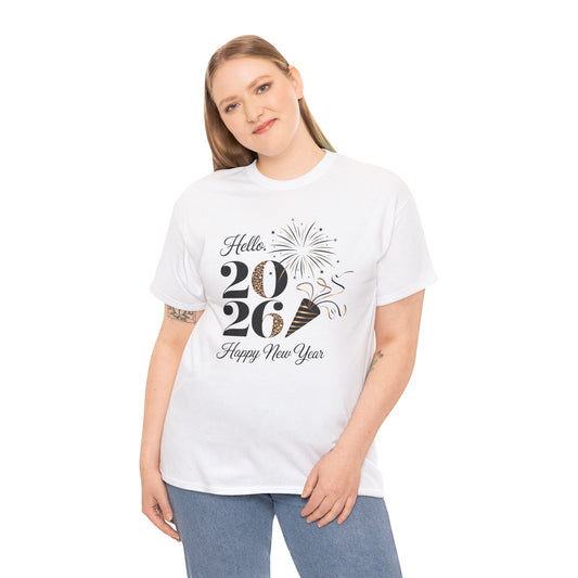 New Year Celebration Tee - 2026 Happy New Year T-Shirt - Kim’s Signature Beauty & Accessories    