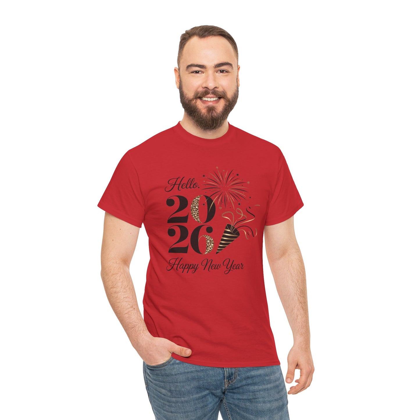 New Year Celebration Tee - 2026 Happy New Year T-Shirt - Kim’s Signature Beauty & Accessories    