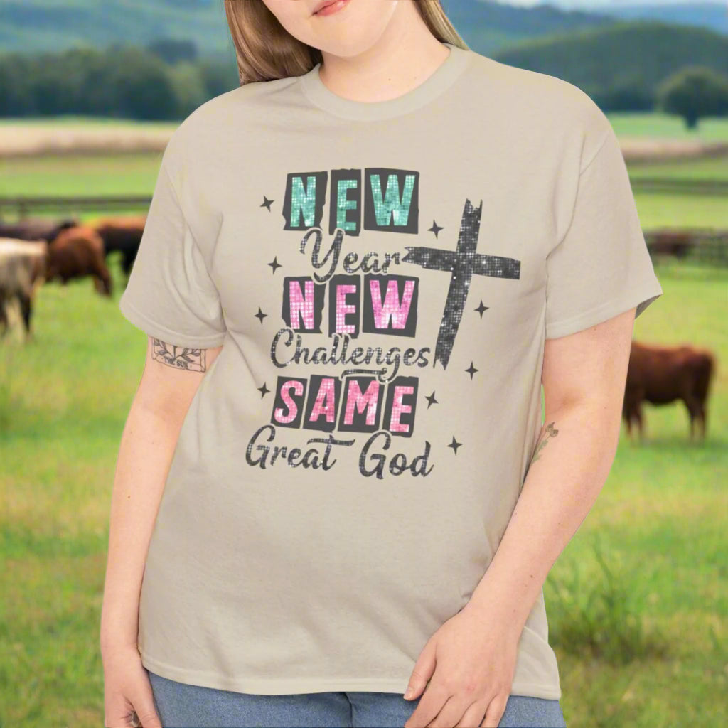 New Year, New Callenges, Same Great God Tee - Kim’s Signature Beauty & Accessories    