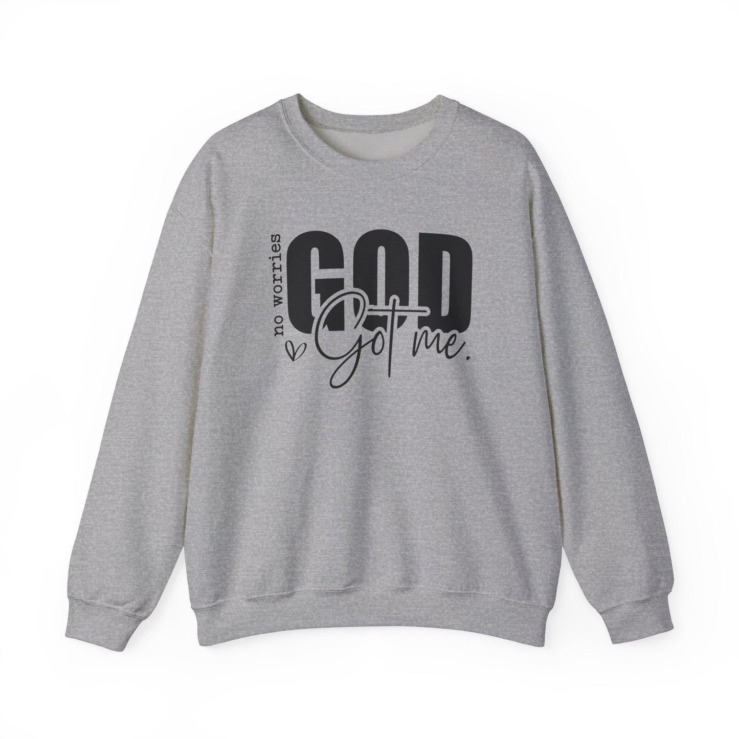 No Worries, God Got Me Sweatshirt - Kim’s Signature Beauty & Accessories    