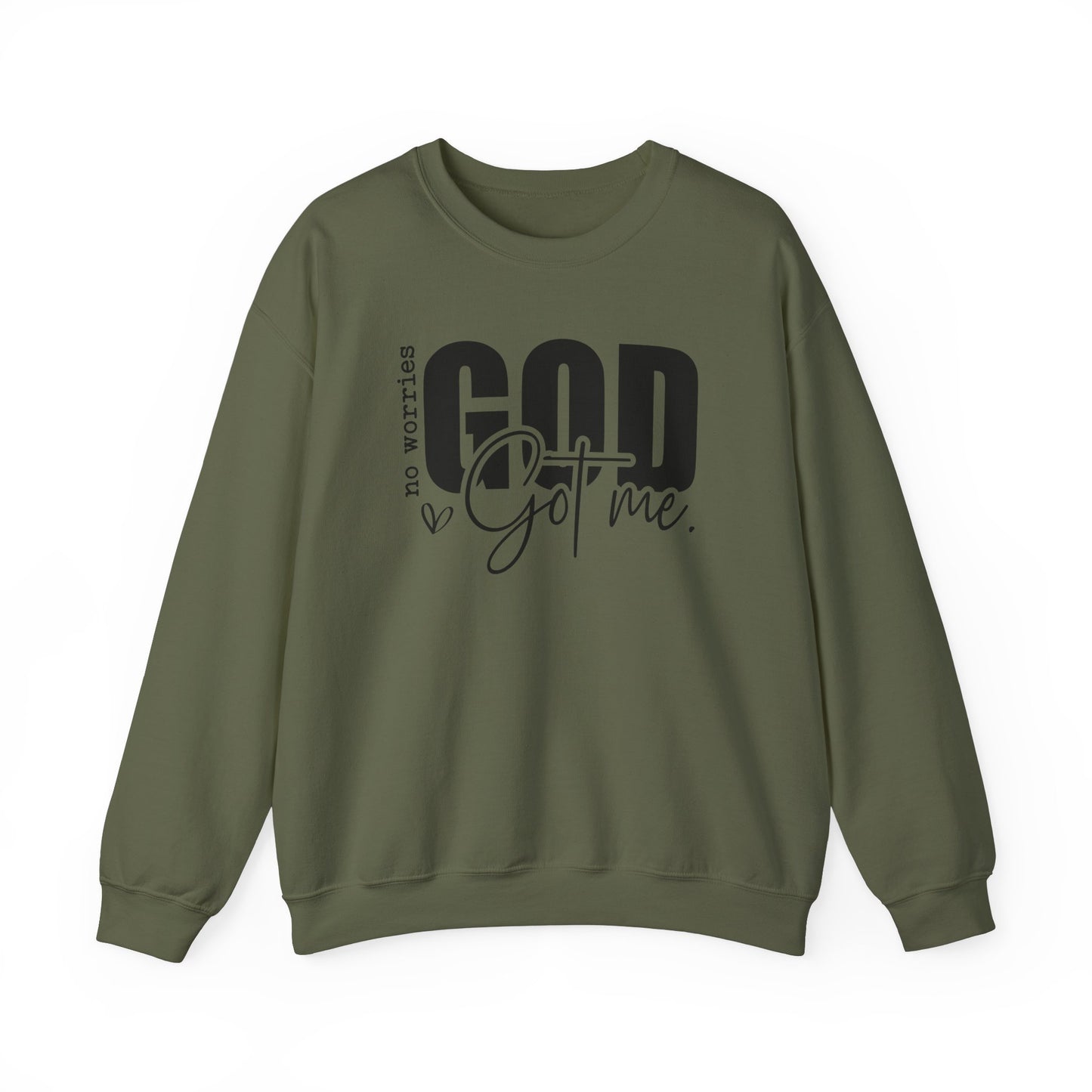 No Worries, God Got Me Sweatshirt - Kim’s Signature Beauty & Accessories    