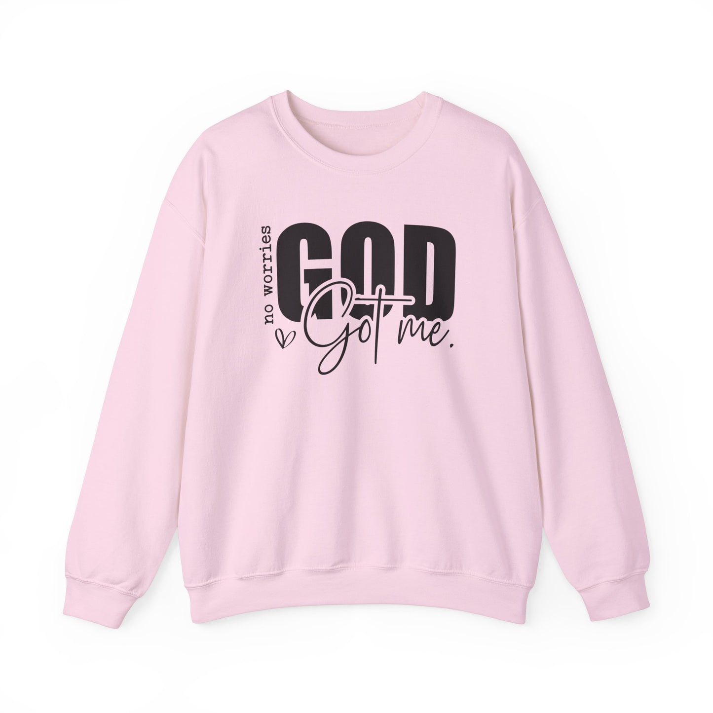 No Worries, God Got Me Sweatshirt - Kim’s Signature Beauty & Accessories    