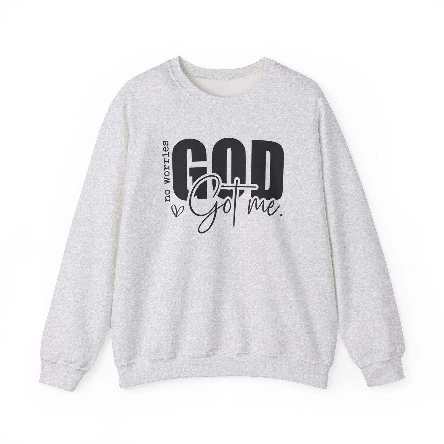 No Worries, God Got Me Sweatshirt - Kim’s Signature Beauty & Accessories    