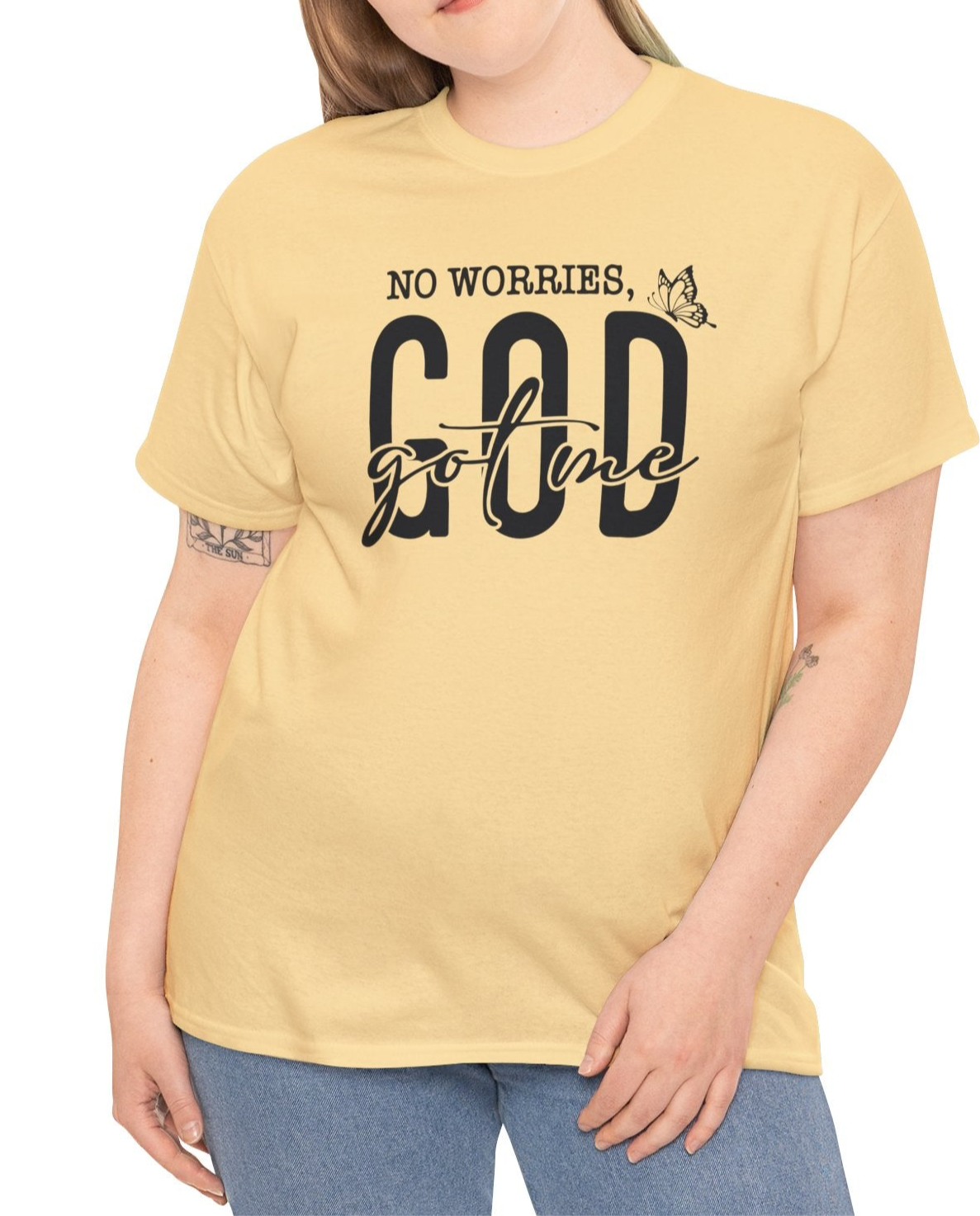 No Worries, Gods Got Me Tee - Kim’s Signature Beauty & Accessories    