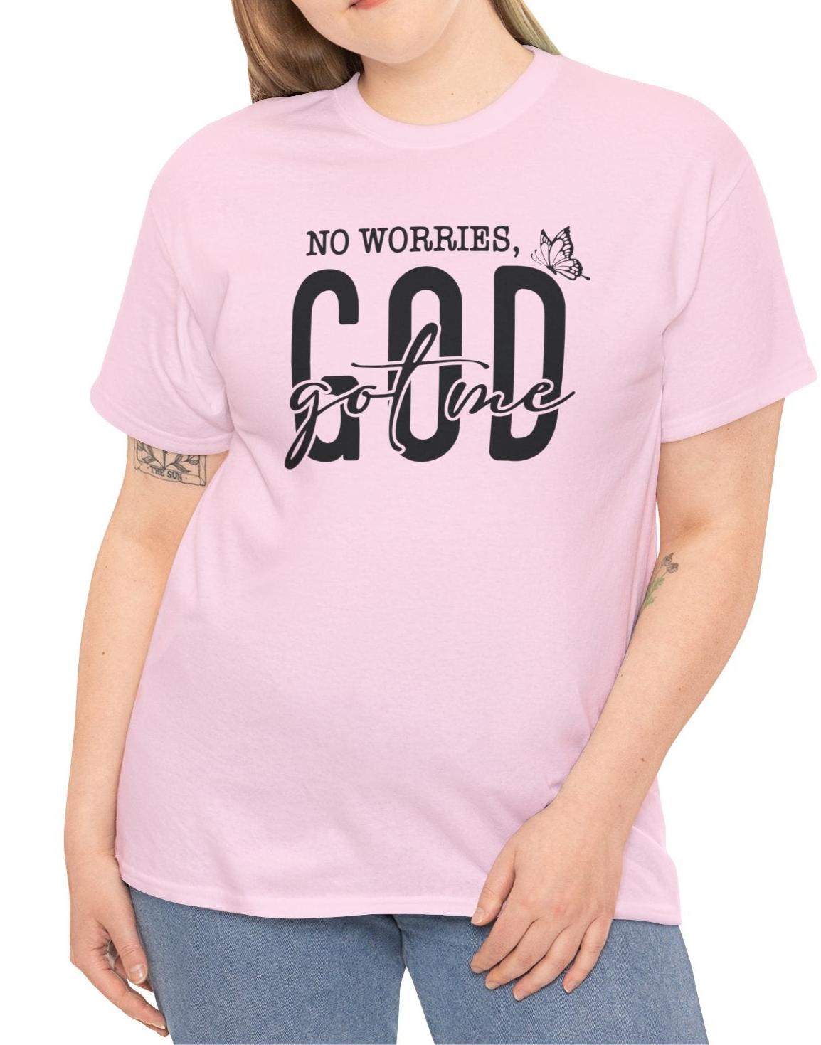 No Worries, Gods Got Me Tee - Kim’s Signature Beauty & Accessories    