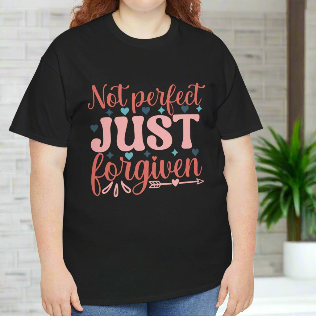 Not Perfect Just Forgiven – Christian Faith Based Tee - Kim’s Signature Beauty & Accessories    