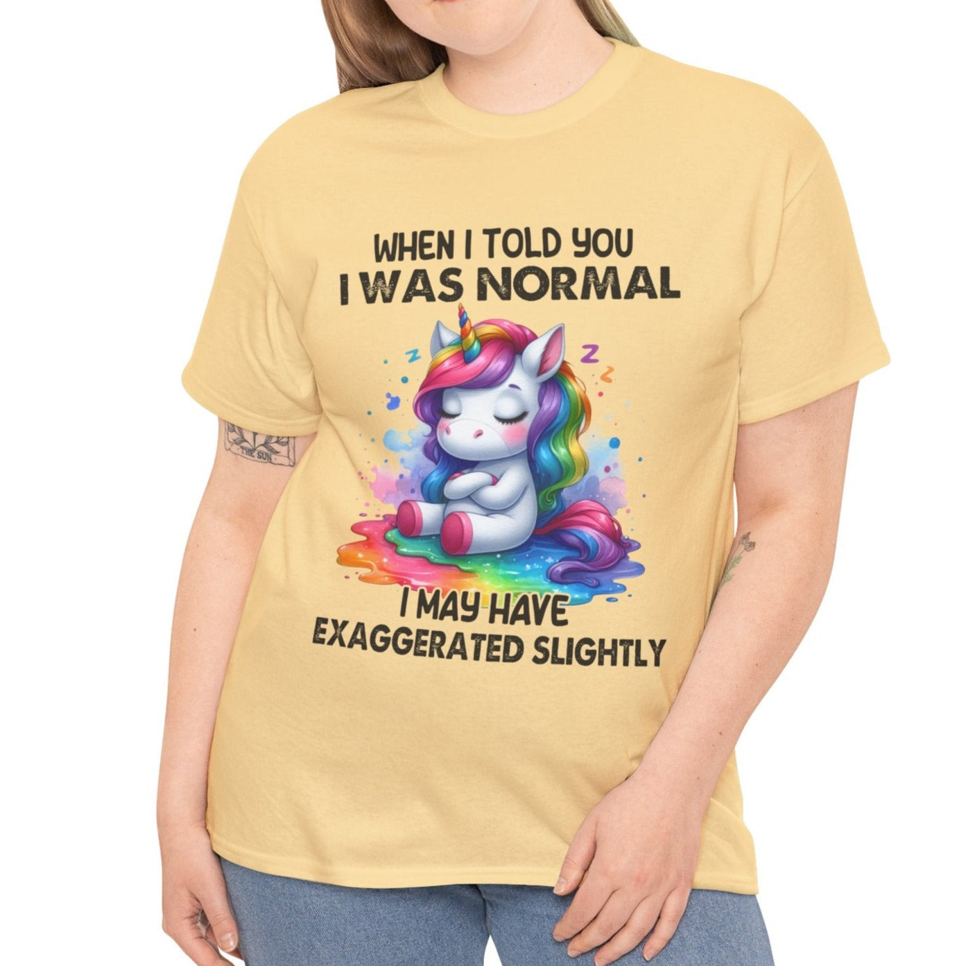 Not-So-Normal Unicorn T-Shirt – Exaggerated Slightly - Kim’s Signature Beauty & Accessories    