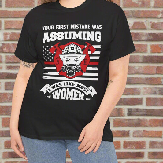 Not Your Average Woman | Firefighter Tee - Kim’s Signature Beauty & Accessories    