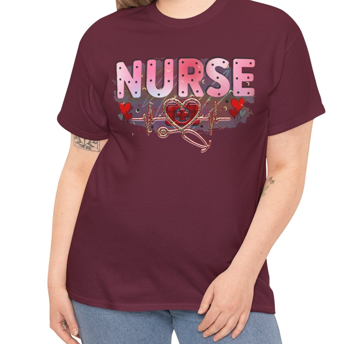 Nurse Life Graphic T-Shirt – Heartfelt, Bold & Proud - Kim’s Signature Beauty & Accessories    