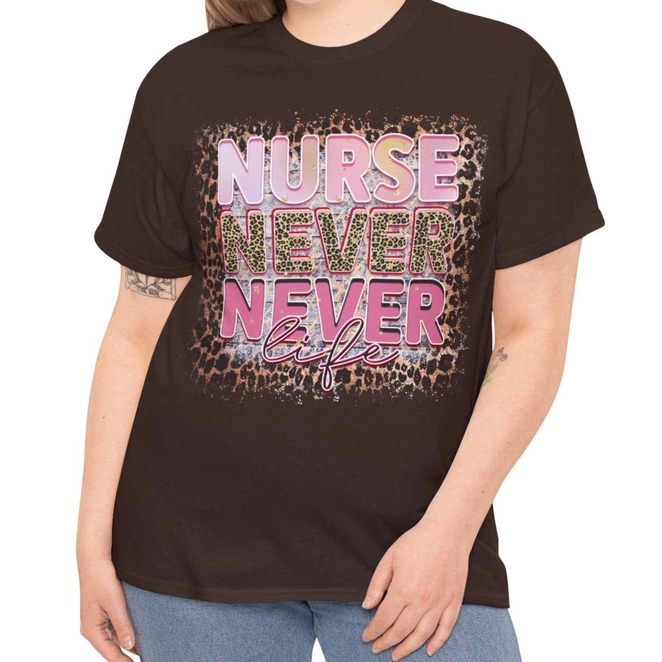 Nurse, Never, Never Life Cotton Tee - Kim’s Signature Beauty & Accessories    