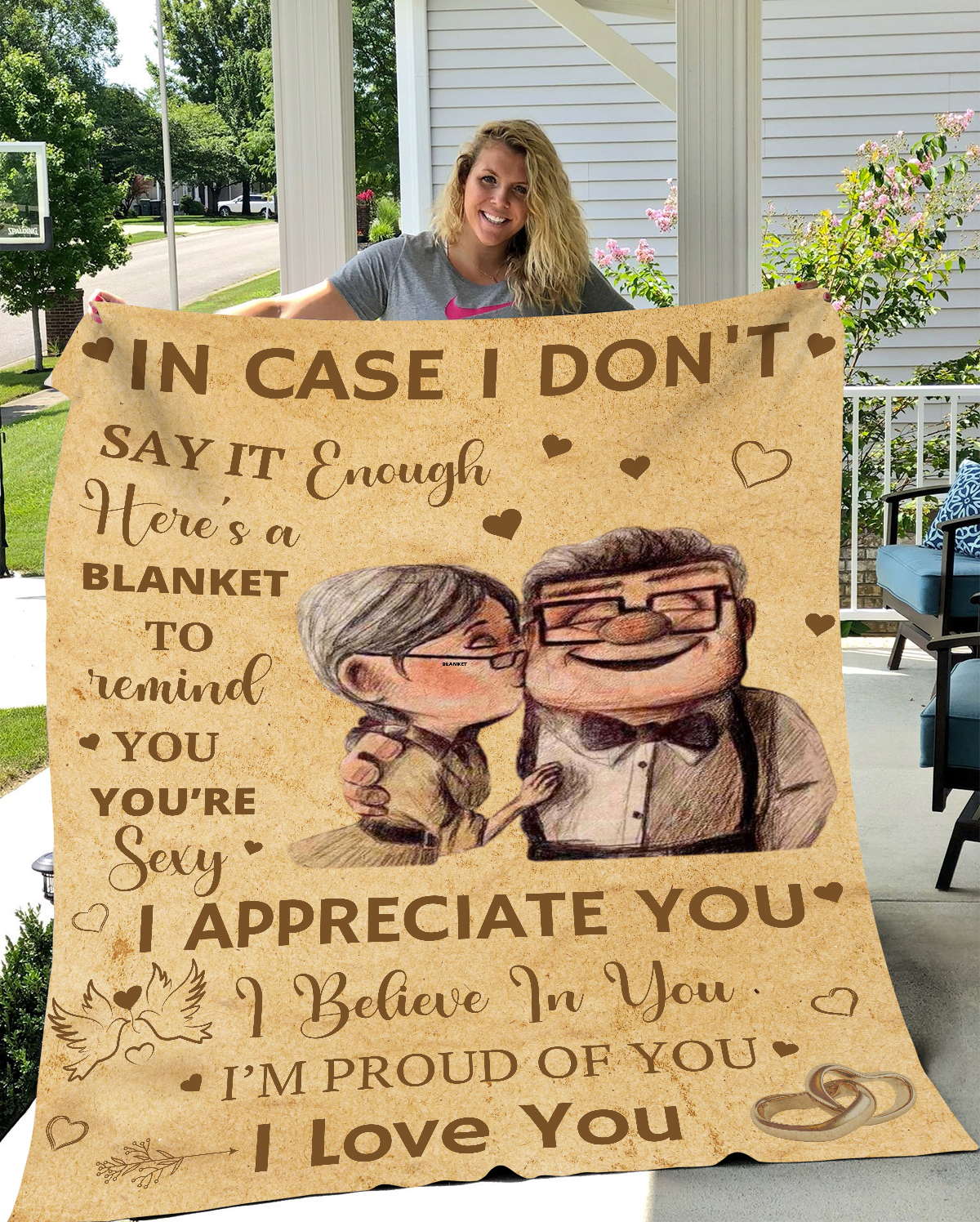 Old Couple Love Blanket - Kim’s Signature Beauty & Accessories    