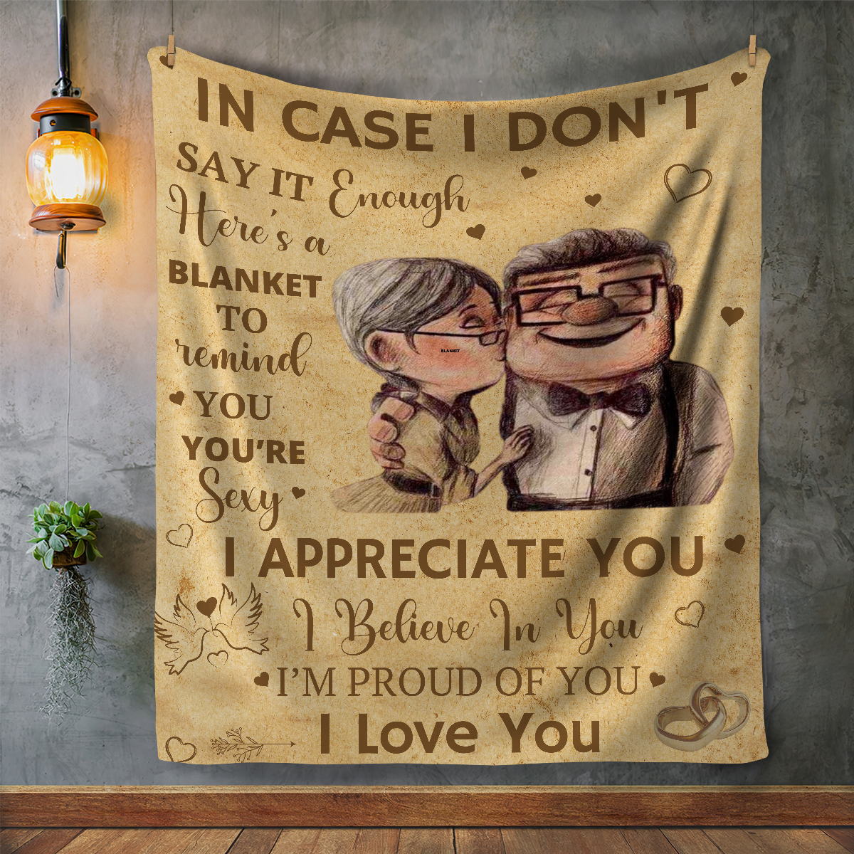 Old Couple Love Blanket - Kim’s Signature Beauty & Accessories    