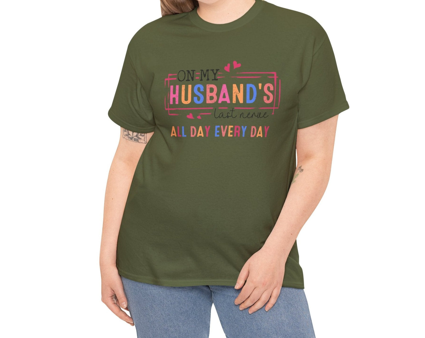 On Husbands Last Nerve Tee - Kim’s Signature Beauty & Accessories    