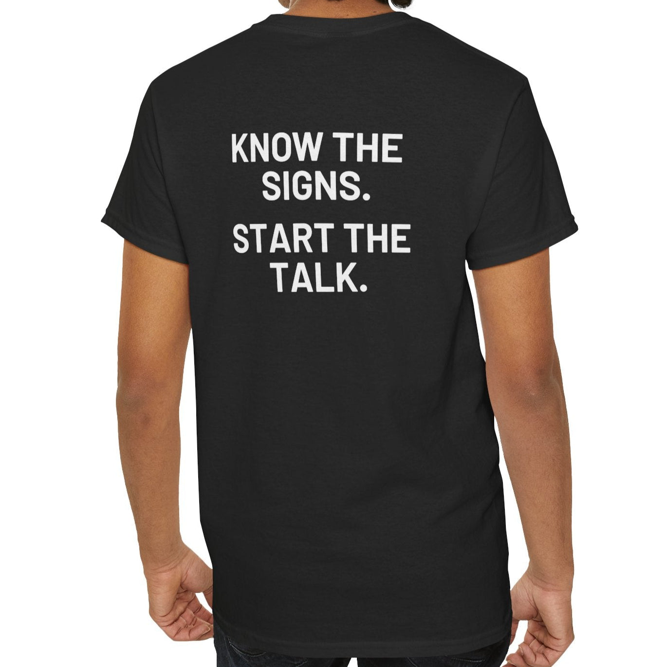 Online Safety Awareness UniseX Cotton Tee – Know the Signs - Kim’s Signature Beauty & Accessories    