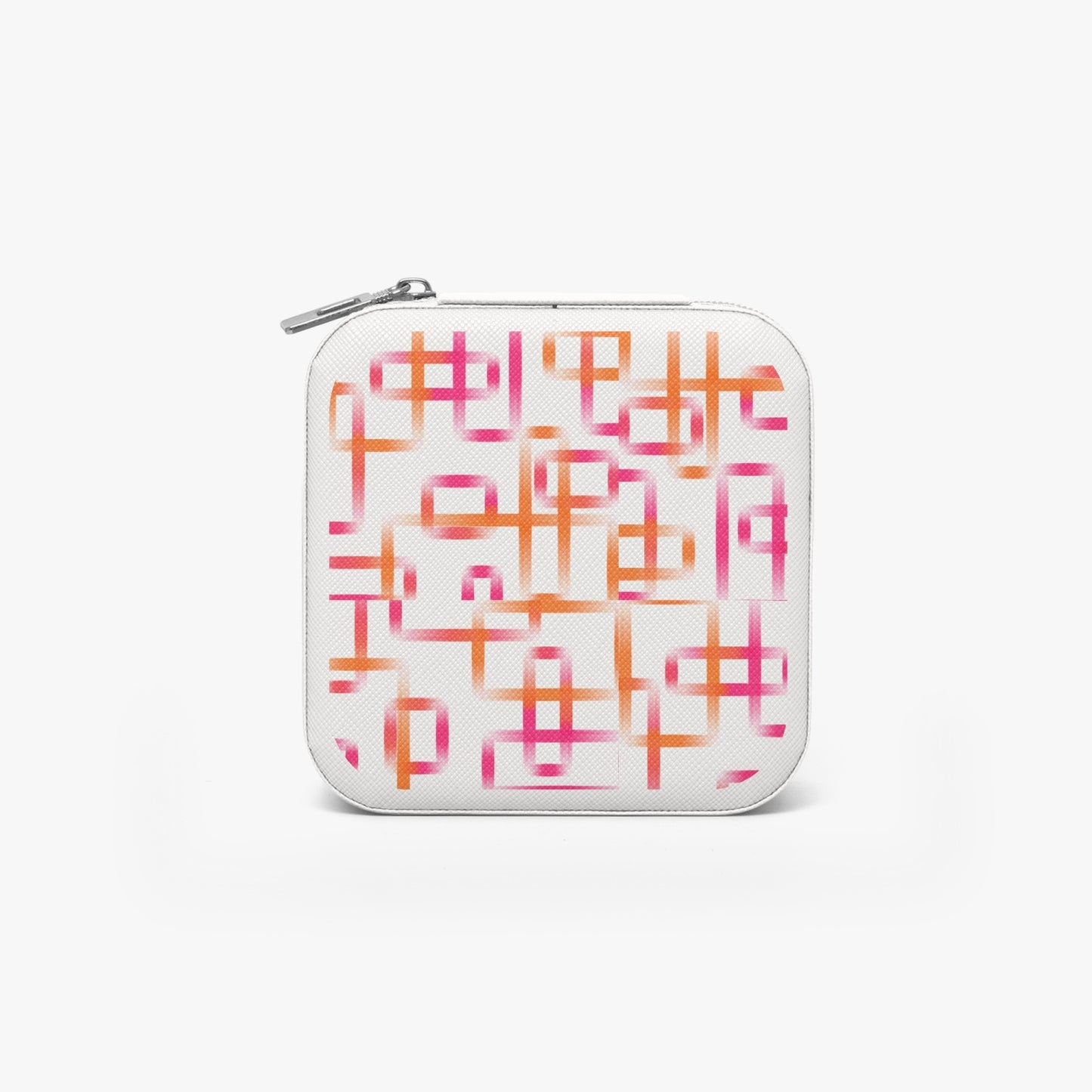 Orange & Pink Reto Leather Jewelry Box - Kim’s Signature Beauty & Accessories    