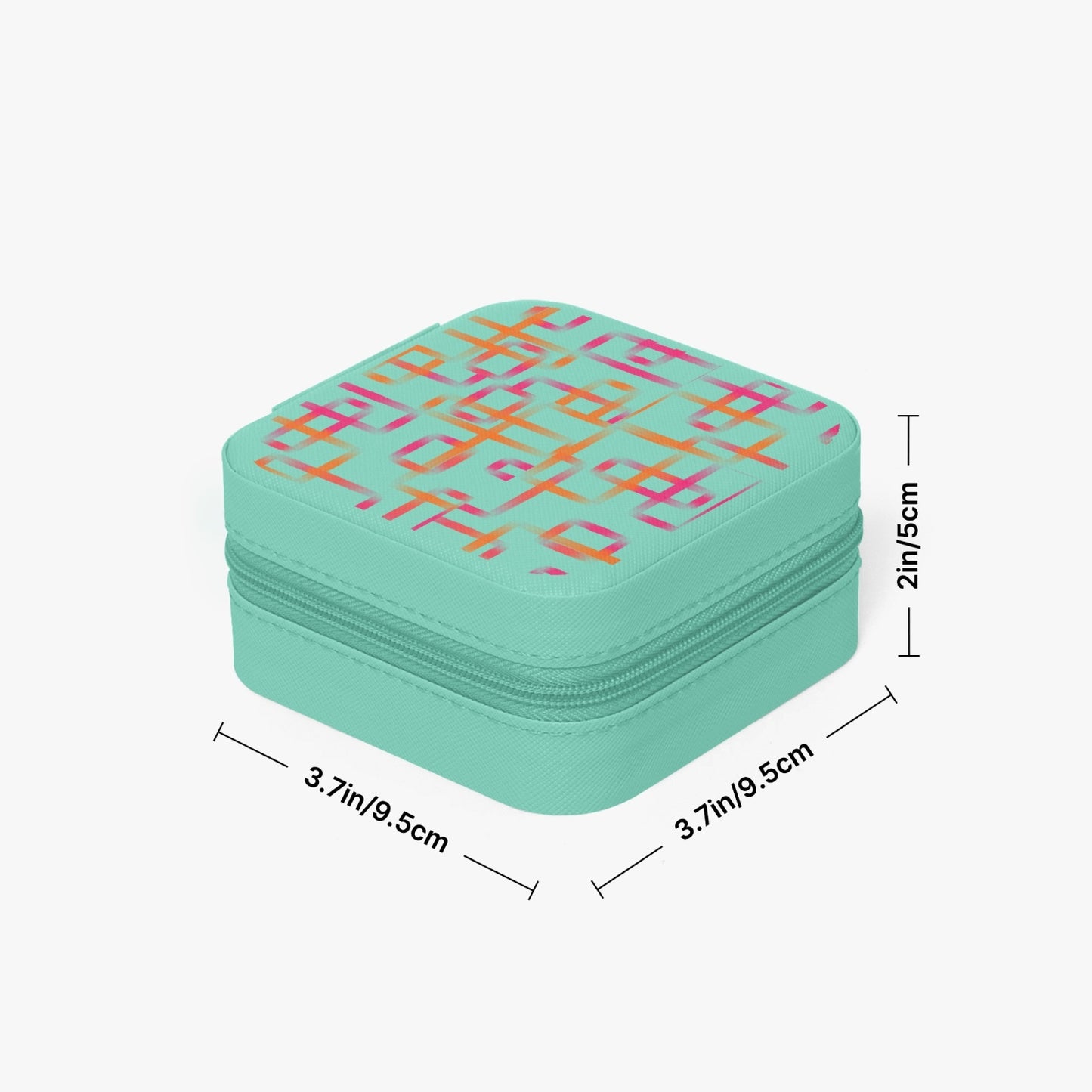 Orange & Pink Reto Leather Jewelry Box - Kim’s Signature Beauty & Accessories    