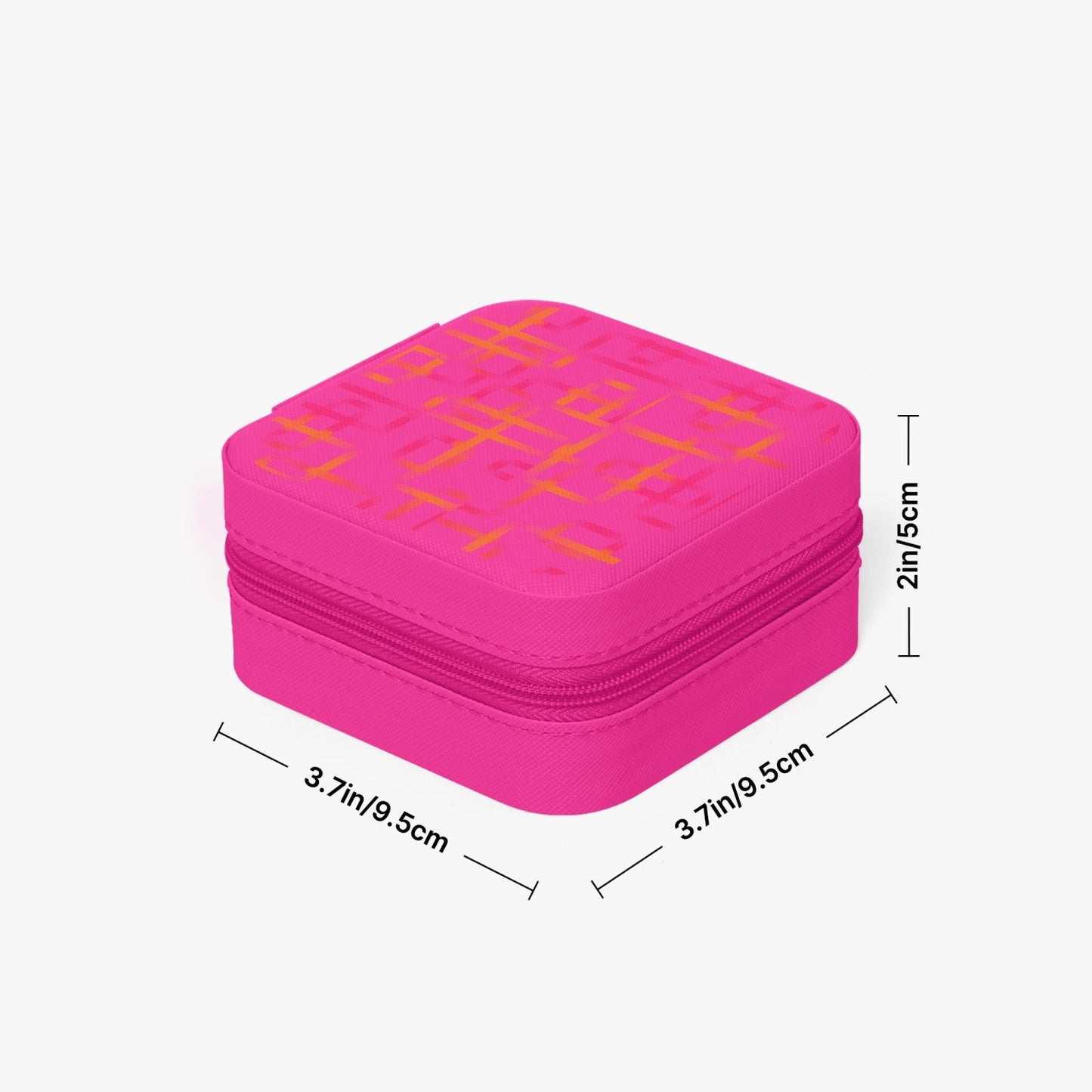 Orange & Pink Reto Leather Jewelry Box - Kim’s Signature Beauty & Accessories    