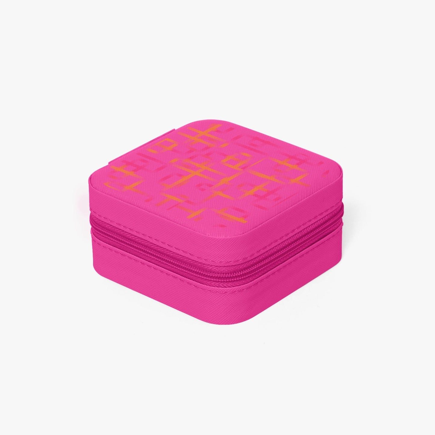 Orange & Pink Reto Leather Jewelry Box - Kim’s Signature Beauty & Accessories    