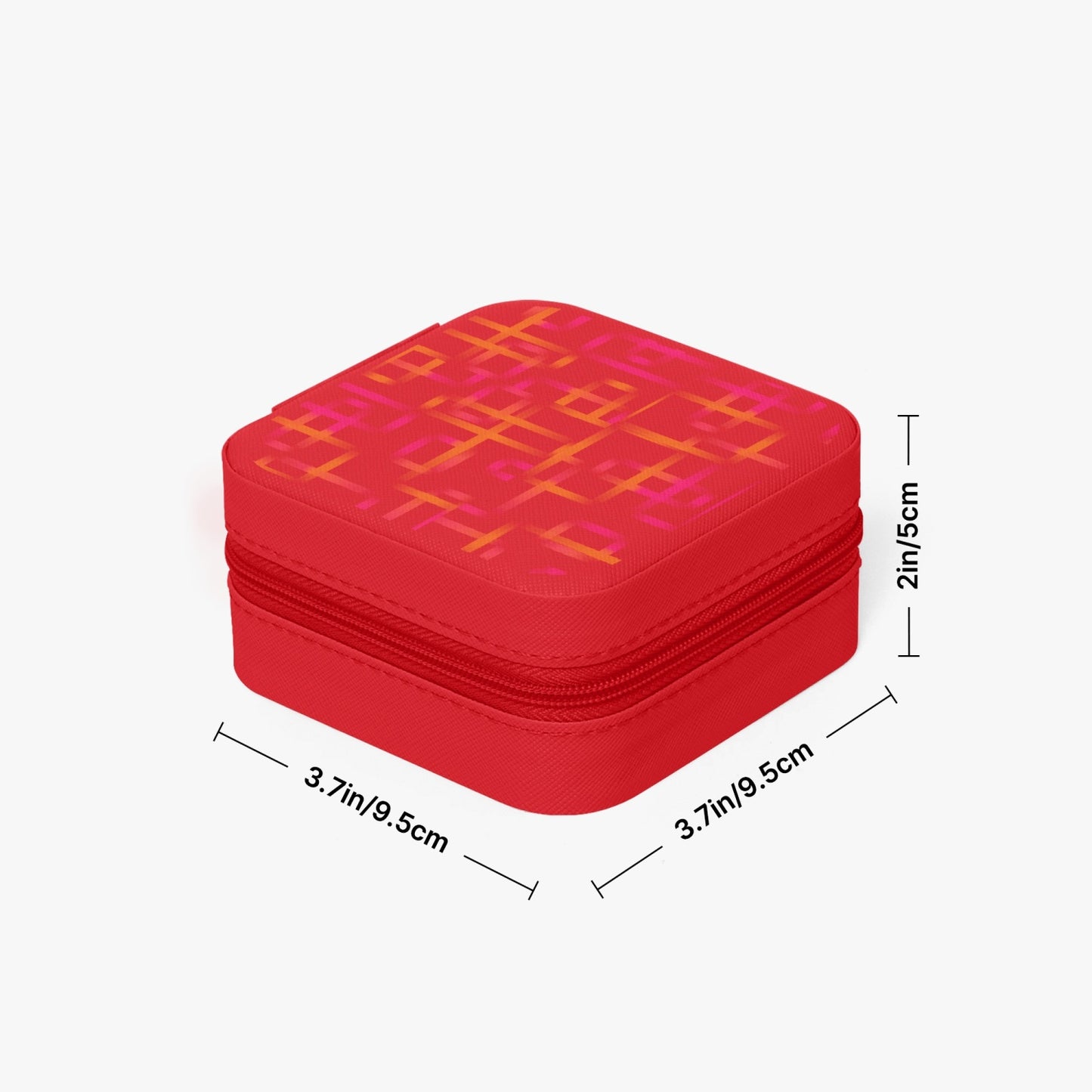 Orange & Pink Reto Leather Jewelry Box - Kim’s Signature Beauty & Accessories    