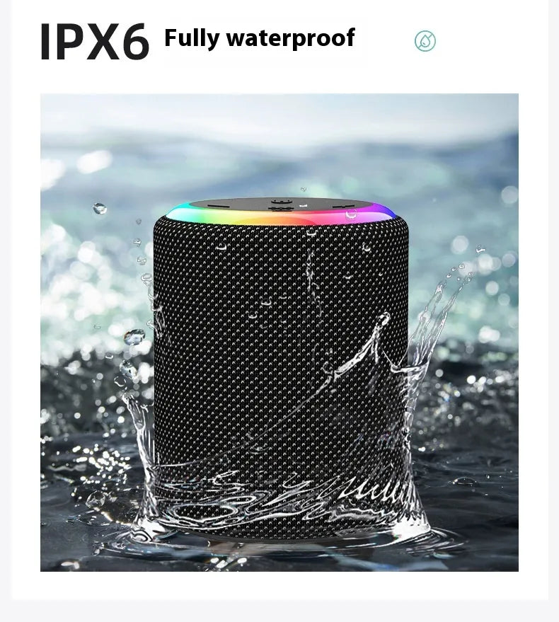 Outdoor Waterproof Bluetooth Speaker Cylinder - Kim’s Signature Beauty & Accessories    