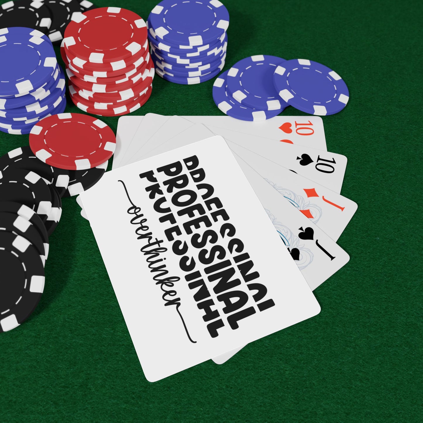 Overthinker....Poker Playing Cards - Kim’s Signature Beauty & Accessories    