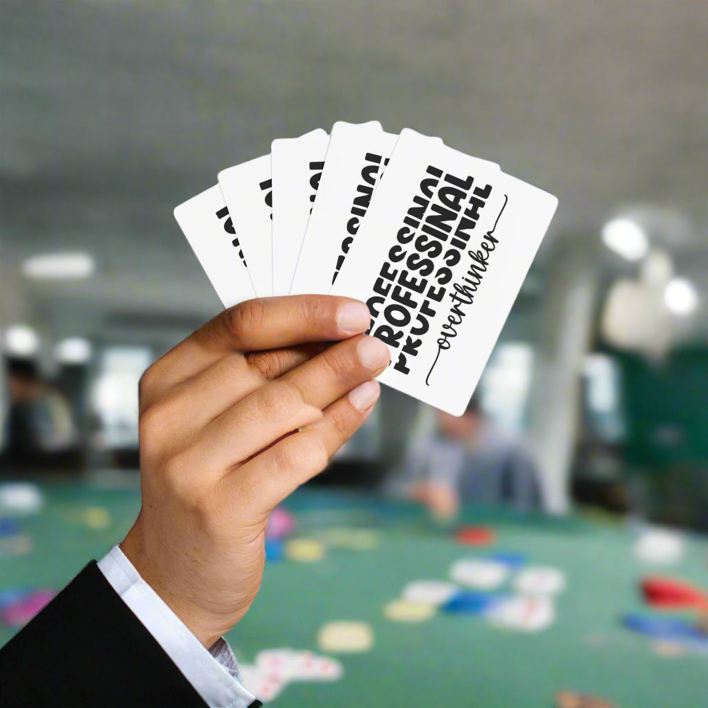 Overthinker....Poker Playing Cards - Kim’s Signature Beauty & Accessories    