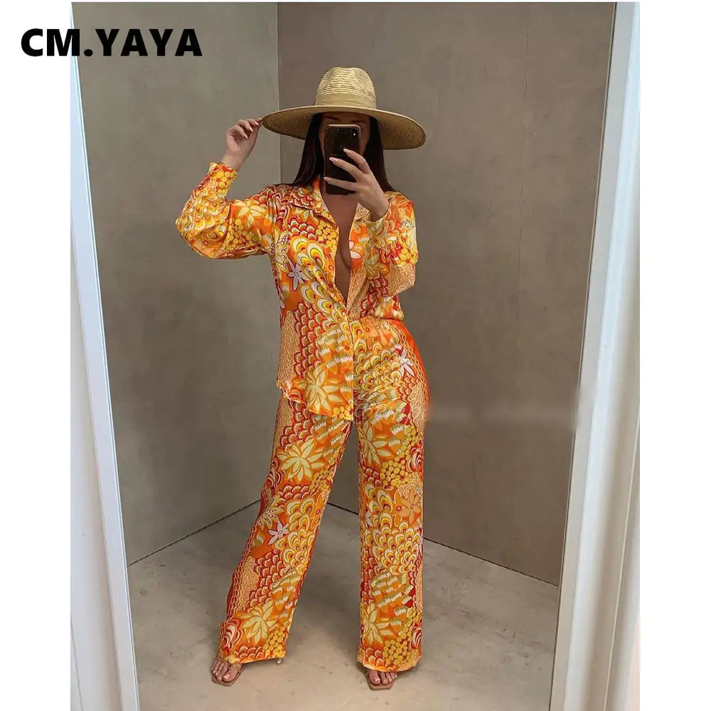 Button Up Blouse and Pants