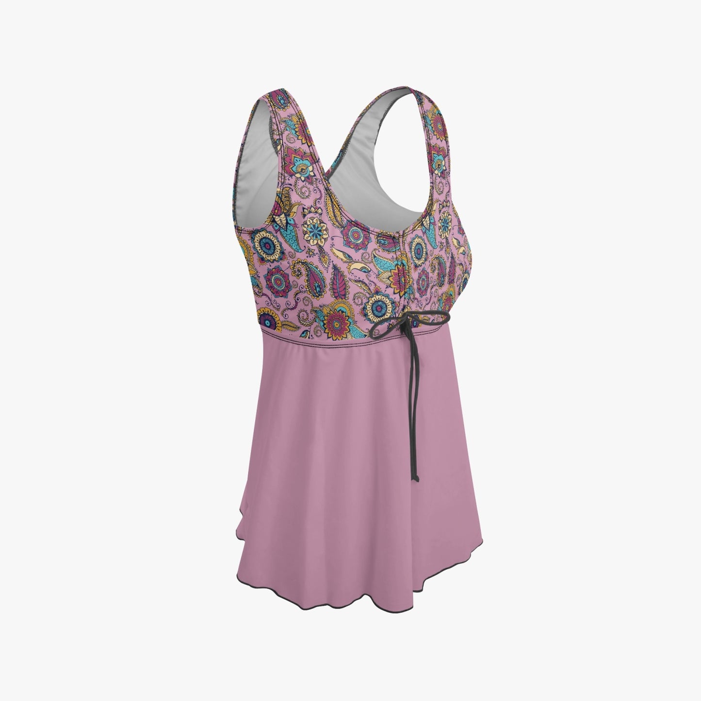 Paisley Pink | Women's Two-Piece Swimsuit - Kim’s Signature Beauty & Accessories    