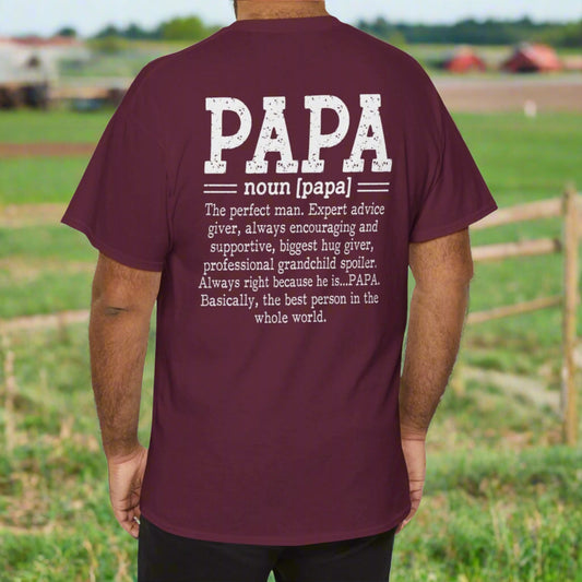 Papa Definition Cotton T-Shirt - Kim’s Signature Beauty & Accessories    