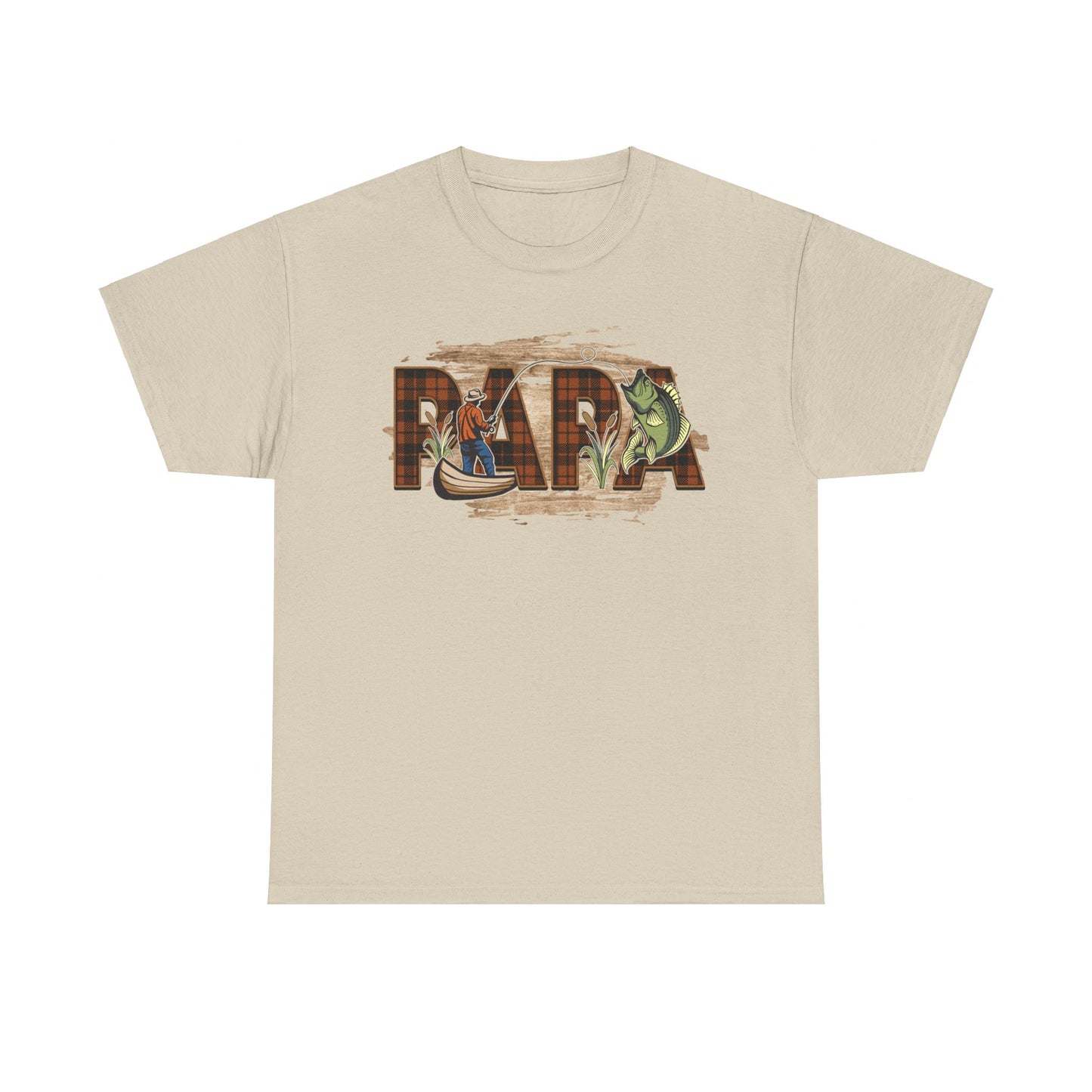 Papa Fishing Cotton Tee - Kim’s Signature Beauty & Accessories    