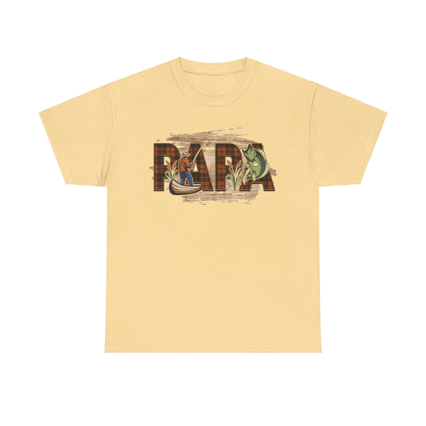 Papa Fishing Cotton Tee - Kim’s Signature Beauty & Accessories    