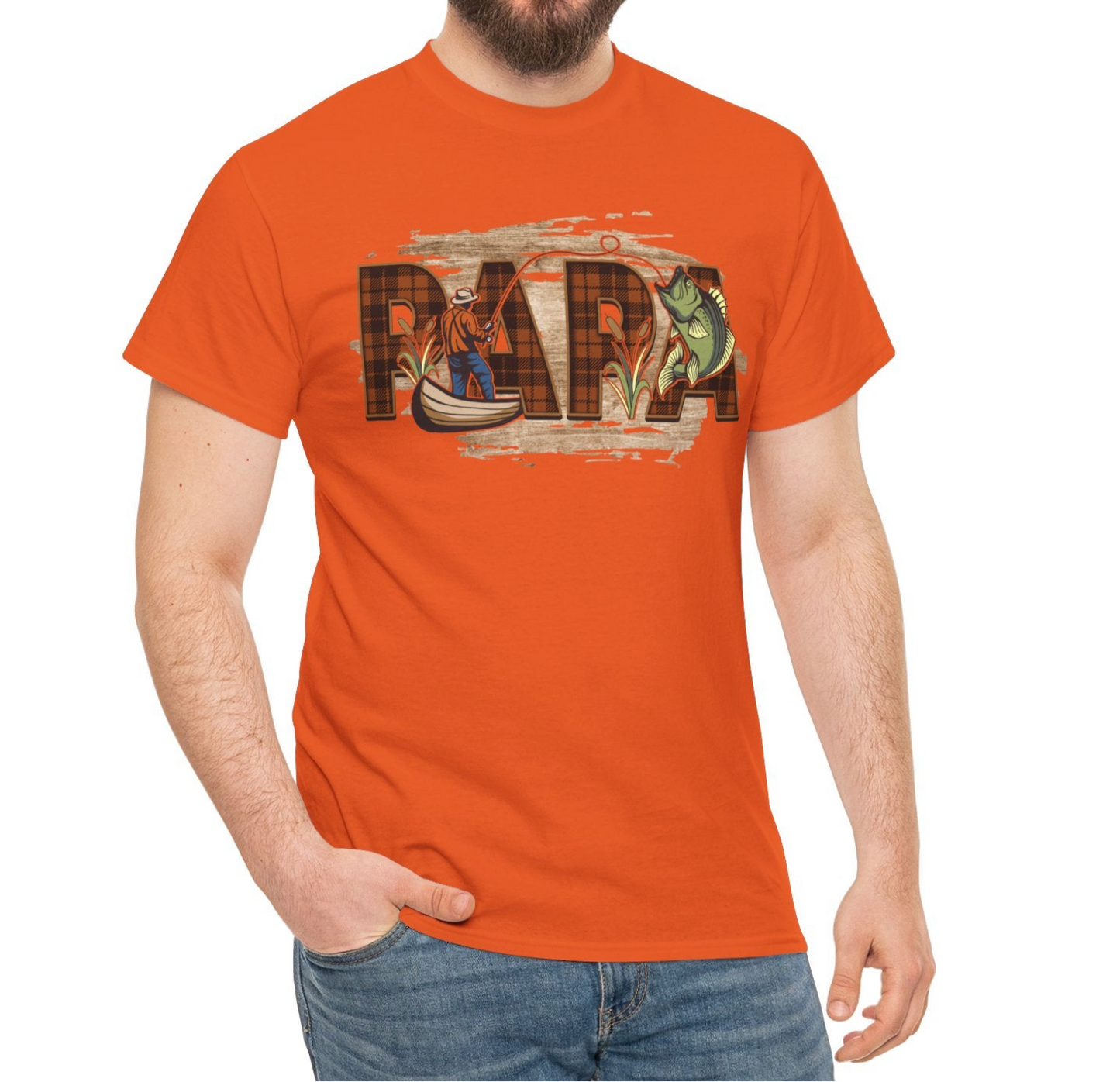 Papa Fishing Cotton Tee - Kim’s Signature Beauty & Accessories    