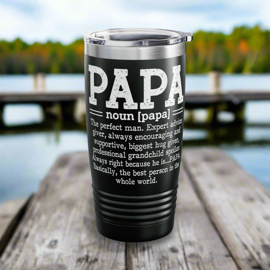 Papa Ringneck Tumbler - 20oz Steel Travel Mug - Kim’s Signature Beauty & Accessories    