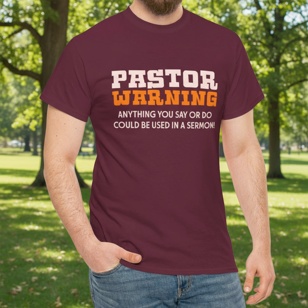 Pastor Warning Tee - Kim’s Signature Beauty & Accessories    