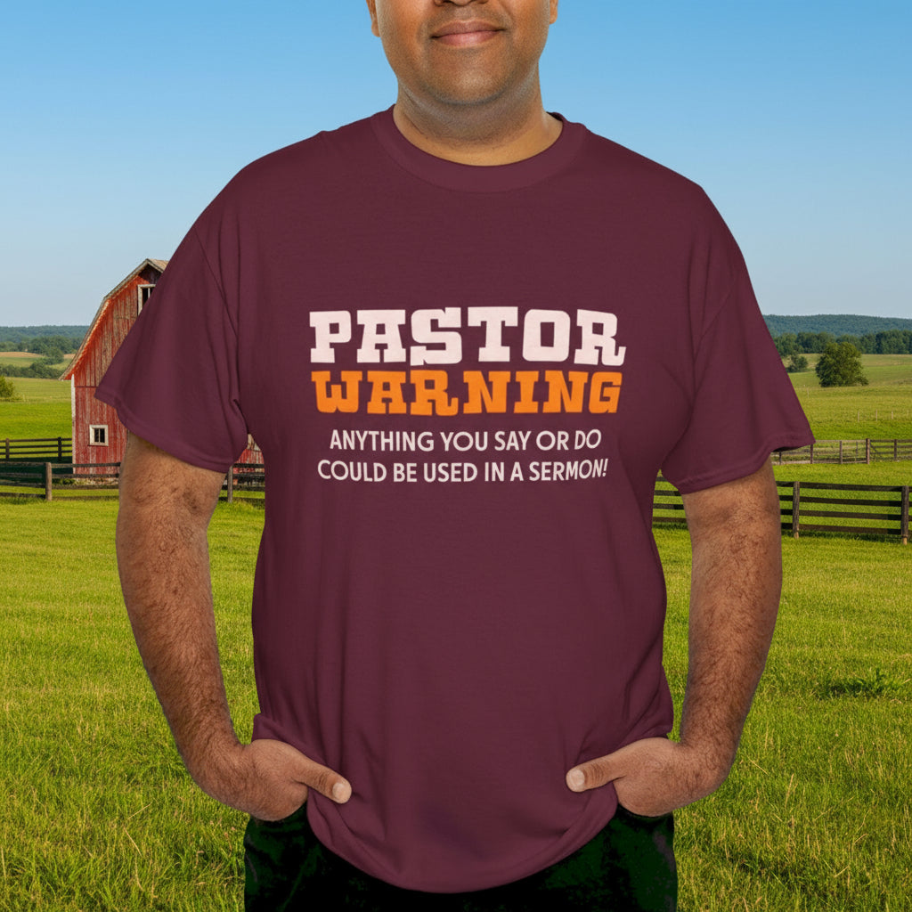 Pastor Warning Tee - Kim’s Signature Beauty & Accessories    