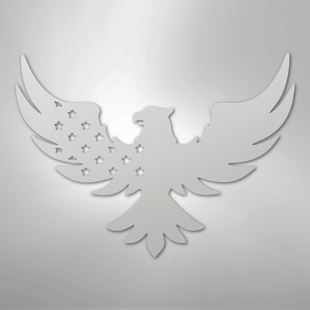 Patriotic Eagle - Steel Sign - Kim’s Signature Beauty & Accessories