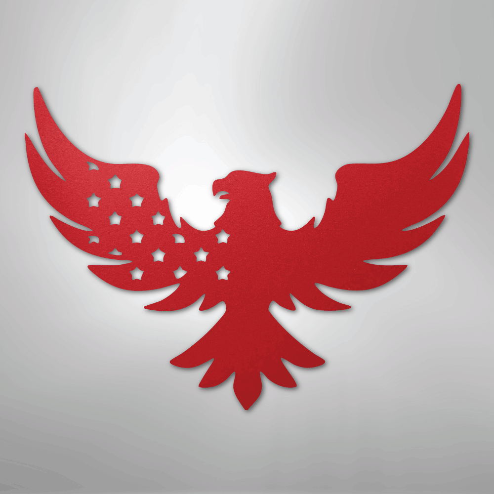 Patriotic Eagle - Steel Sign - Kim’s Signature Beauty & Accessories