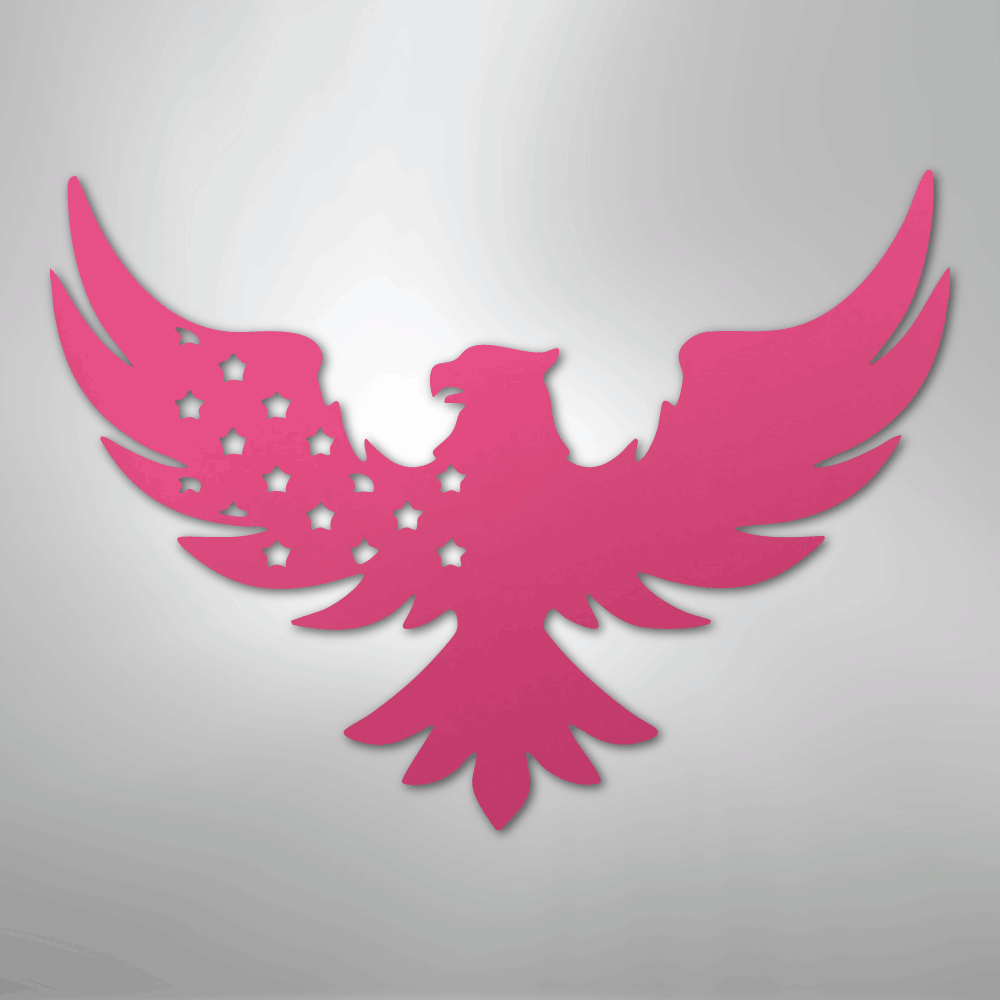 Patriotic Eagle - Steel Sign - Kim’s Signature Beauty & Accessories