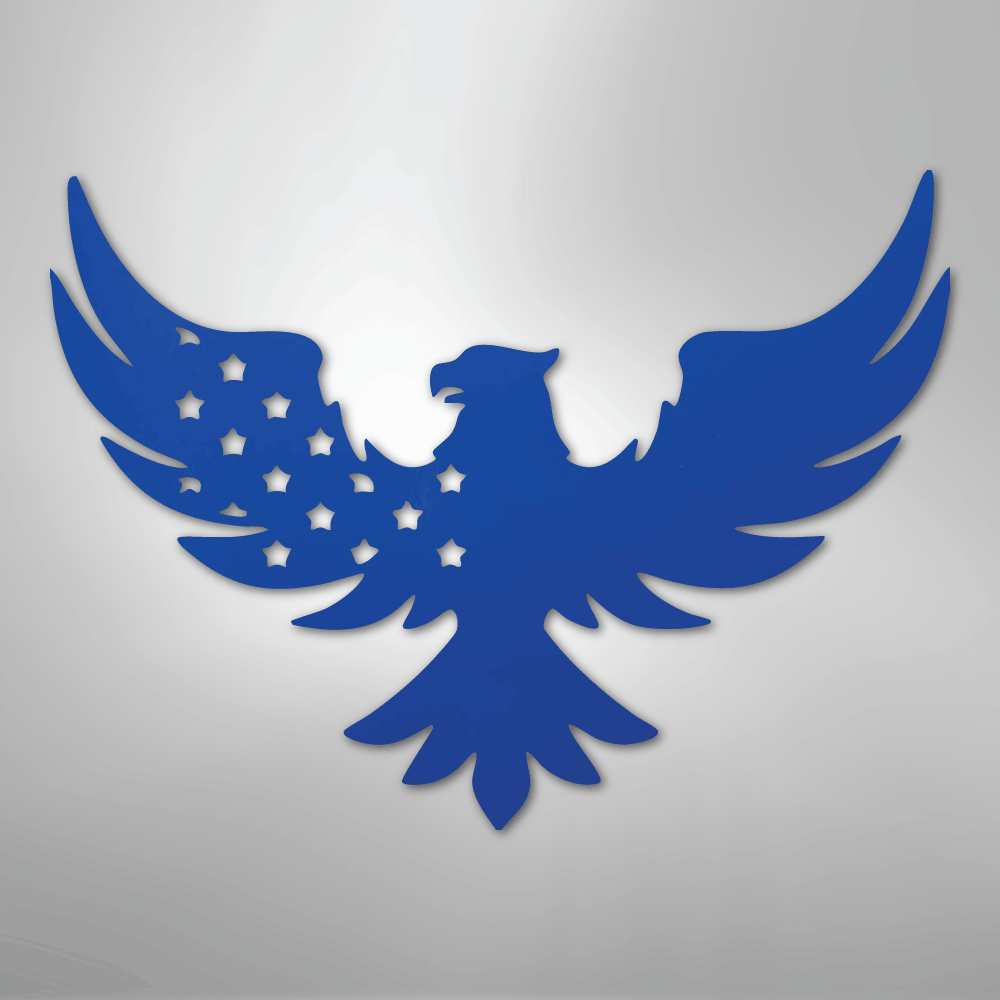 Patriotic Eagle - Steel Sign - Kim’s Signature Beauty & Accessories