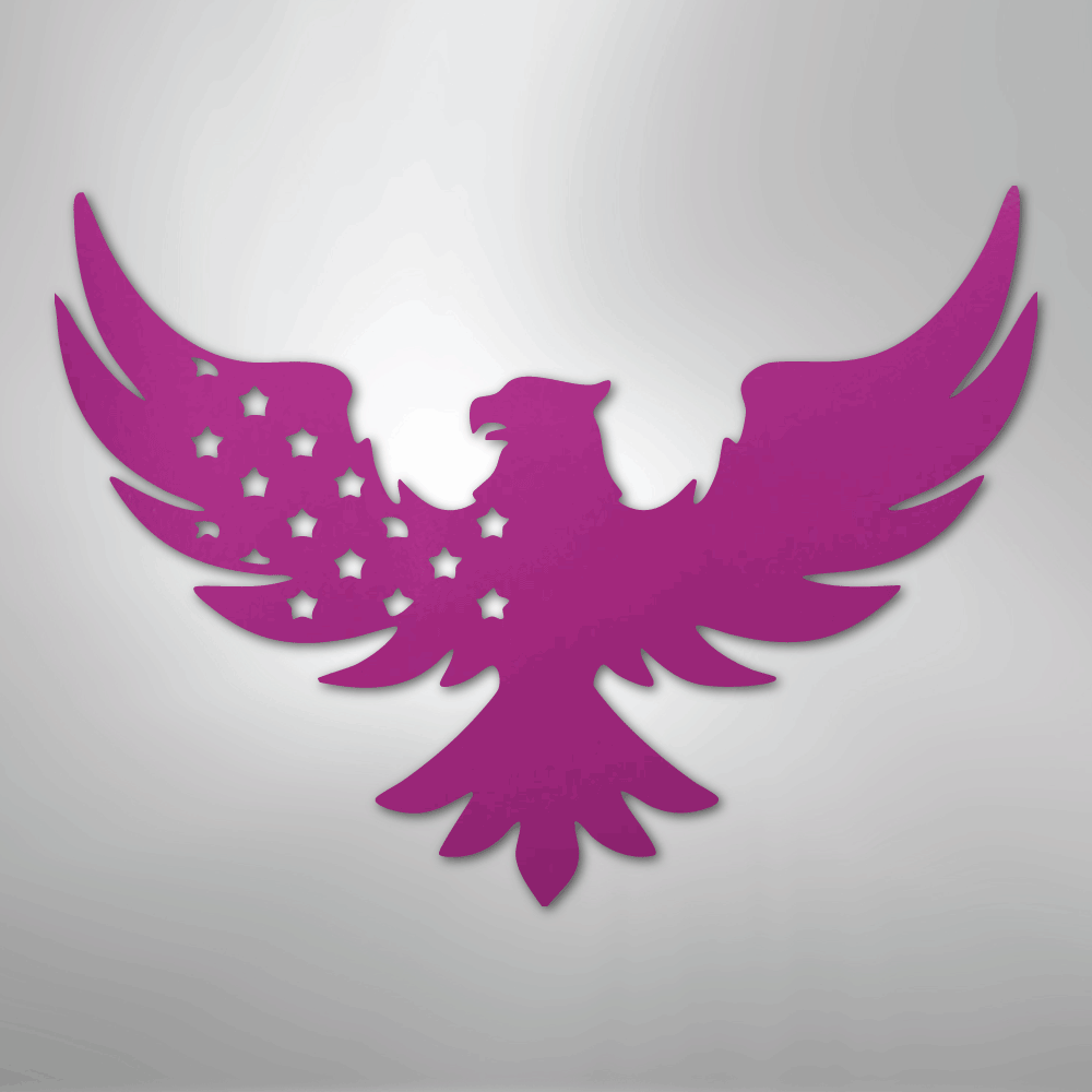Patriotic Eagle - Steel Sign - Kim’s Signature Beauty & Accessories