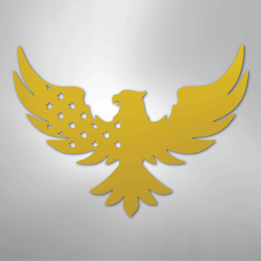 Patriotic Eagle - Steel Sign - Kim’s Signature Beauty & Accessories